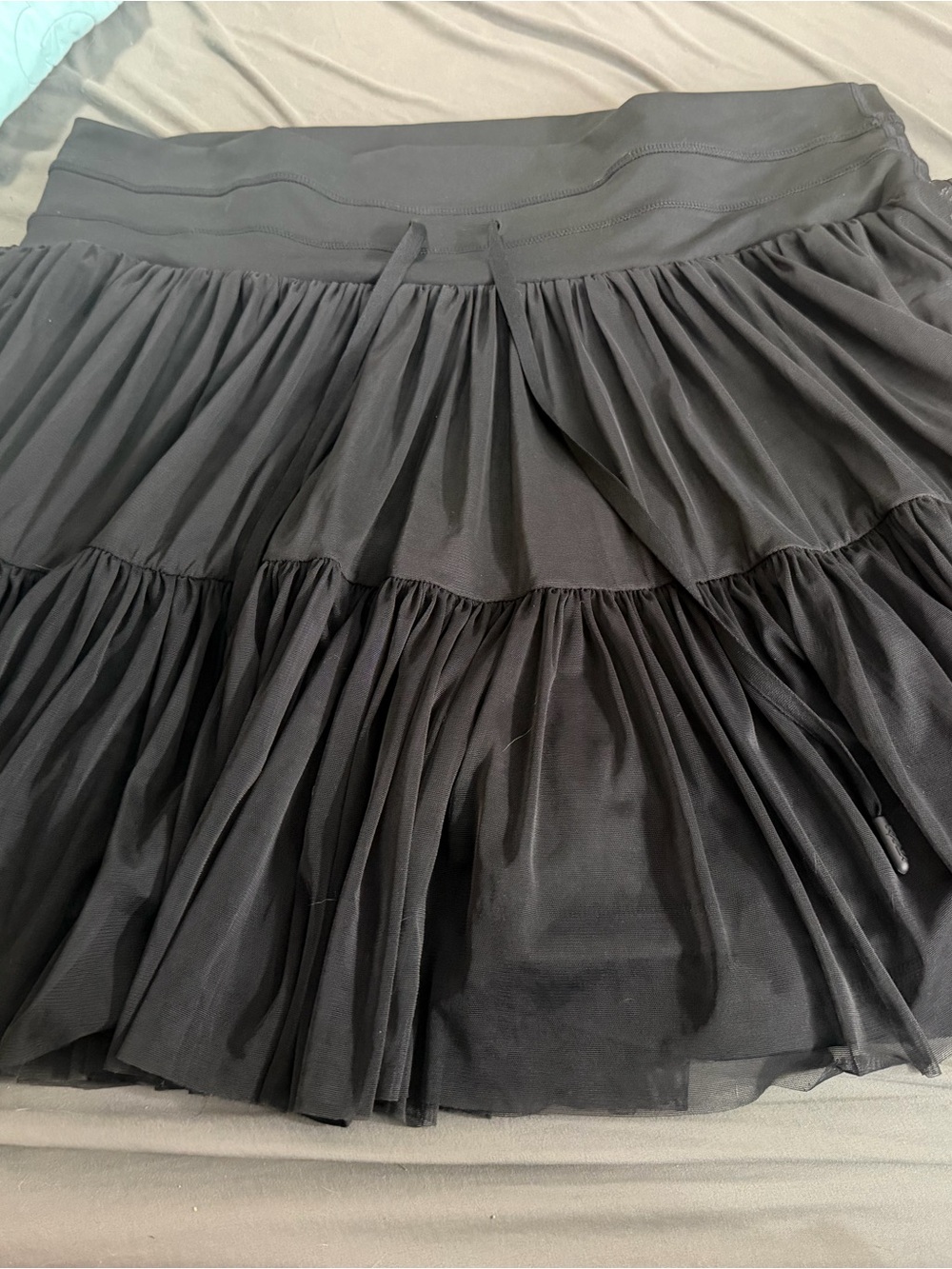 POPFLEX Black pirouette skort 2x - Picture 2 of 2